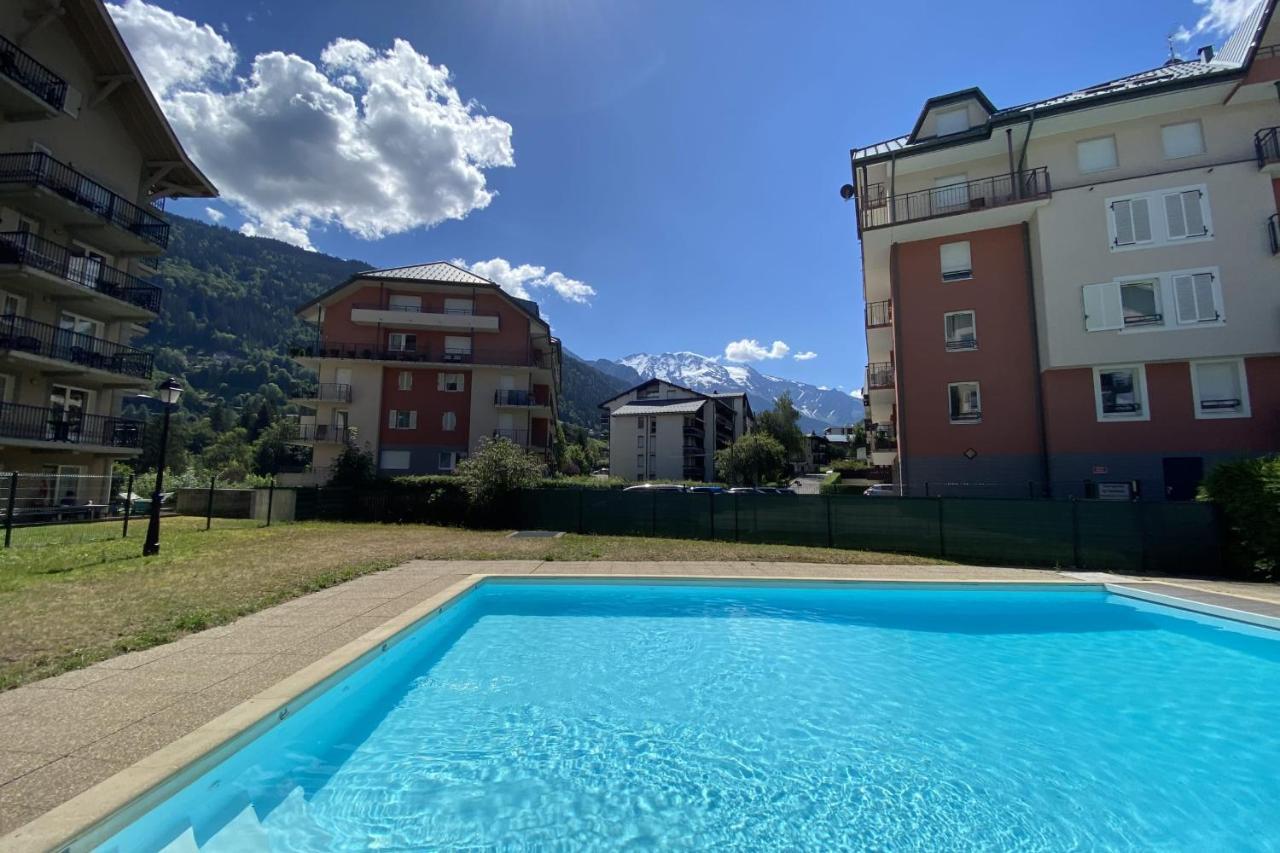 Flat In Residence With Swimming Pool Saint-Gervais-les-Bains Esterno foto